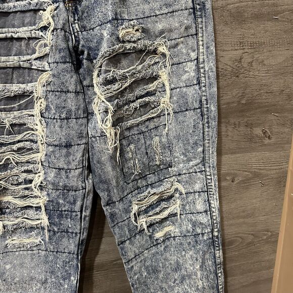 Vintage kozmic blues jeans women’s Size 29 M Retro Acid Washed Distressed - Picture 5 of 10